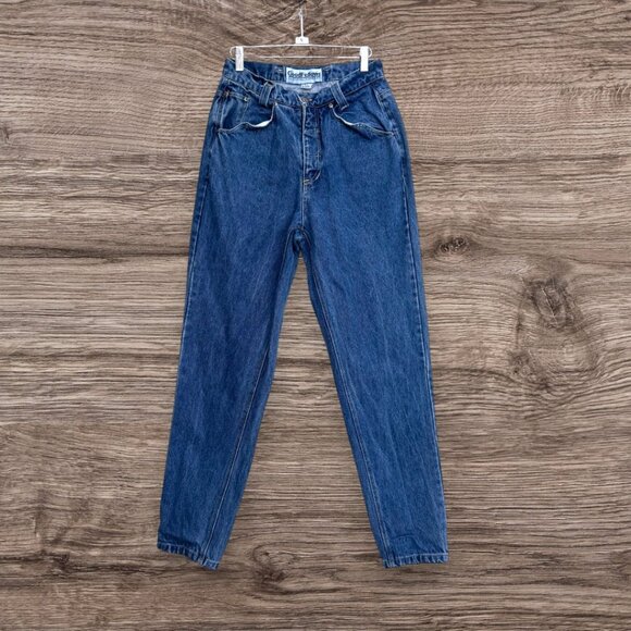 GOODFELLOWS Vintage 100% Cotton High Rise Waist Tapered Denim Mom Jeans 9/10 - Picture 1 of 5